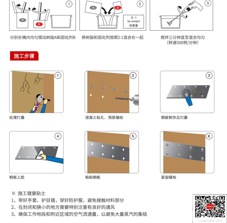 包钢勉县粘钢加固施工过程